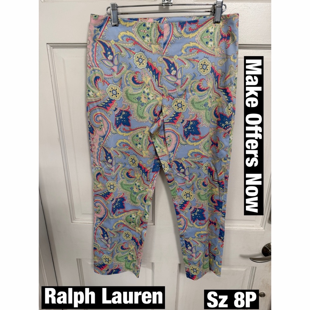 Ralph Lauren Paisley Print PantsNew No Tags
